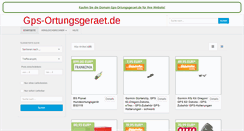 Desktop Screenshot of gps-ortungsgeraet.de